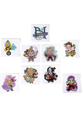 Bells Hells Chibi - Vinyl Decals Set 9-Pack