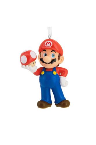 Decorative figure Super Mario with mushroom PVC 7cm