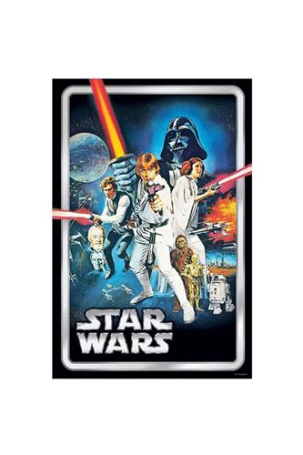 Star Wars One Sheet Puzzle in a collectible tin