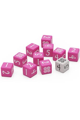 Solemn Vale - Wyrd Abacus - Pink & White Solemn Vale - Wyrd Abacus - Pink & White