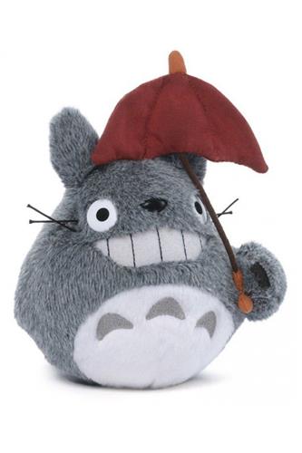 My Neighbor Totoro - Totoro Red Umbrella Bamse 15cm