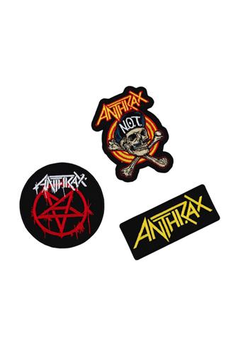 Anthrax Set Of 3 Patches