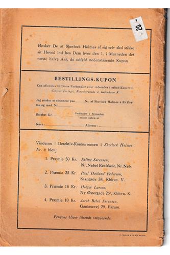 Sherlock Holmes - De 6 Buster m.fl. - 1944 Sherlock Holmes - De 6 Buster m.fl. - 1944