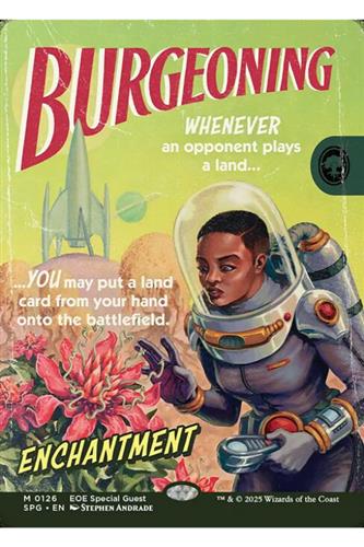 Burgeoning Burgeoning