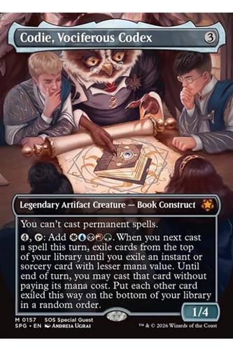 Codie, Vociferous Codex