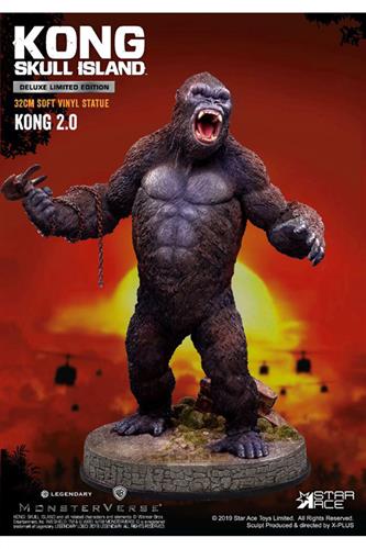 Kong: Skull Island Soft Vinyl Statue Kong 2.0 Deluxe Version 32 cm ...