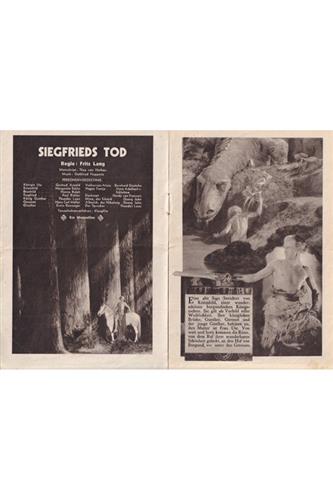 Siegfrieds Tod - 1933 (Die Nibelungen: Siegfried)