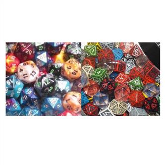 Diverse løse terninger