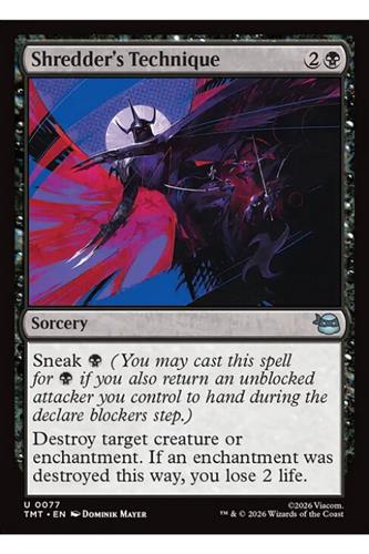 Shredder's Technique Shredder's Technique