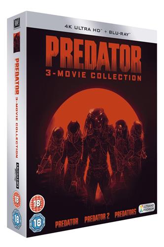 Predator Trilogy - Predator / Predator 2 / Predators 4K Ultra HD + Blu ...