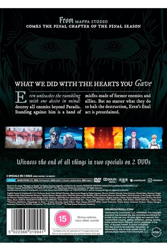 Attack On Titan - Final Chapters (Ep. 88-94) DVD