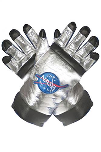 Sølvfarvet Astronaut Handsker