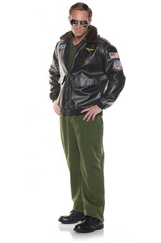 Retro Pilotjakke, Sort