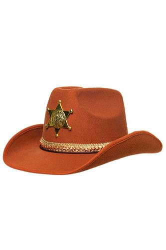 Brun Sheriff Hat Brun Sheriff Hat