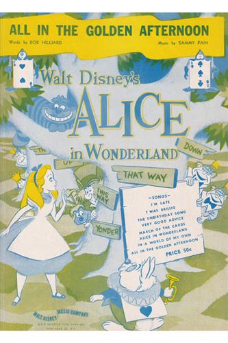 Allice in Wonderland 1951 (1) -  Node Hæfte