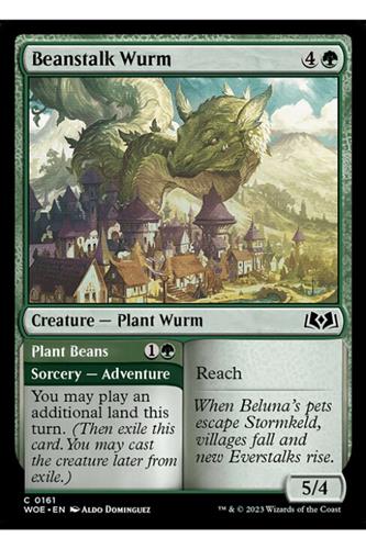 Beanstalk Wurm // Plant Beans