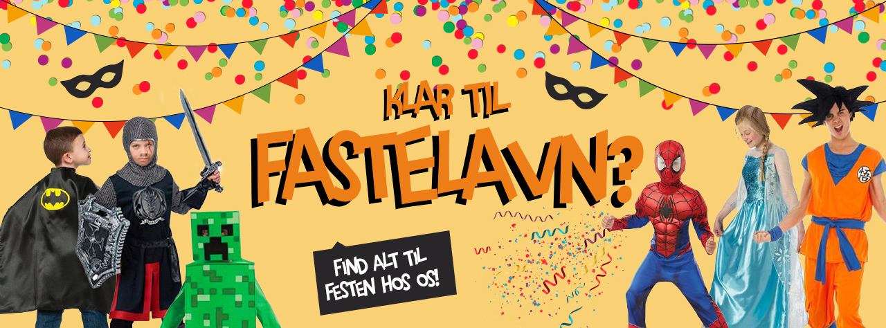 Find alt til Fastelavnsfesten her!