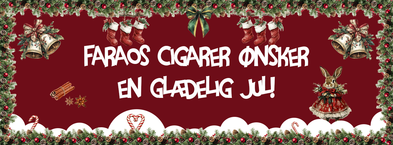 God jul fra Faraos Cigarer