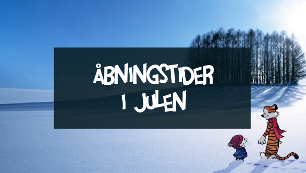 Åbningstider og handelsbetingelser i julen
