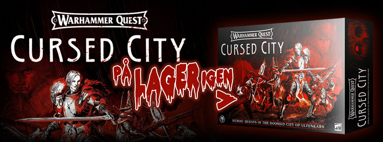 Warhammer Quest - Cursed City, igen på lager!