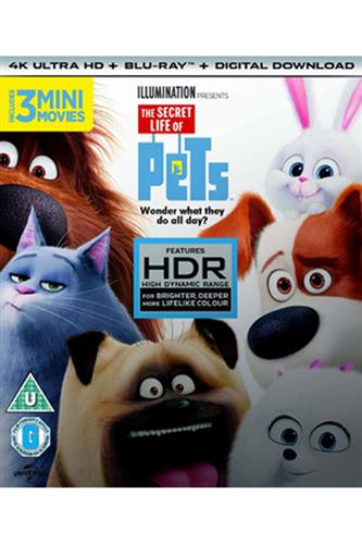 The Secret Life Of Pets 4K Ultra HD + Blu-Ray - Animation - 4K UHD ...