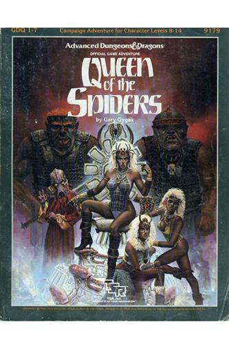 AD&D Module Q1 - Queen Of The Demonweb Pits - TSR - Complet, état Correct