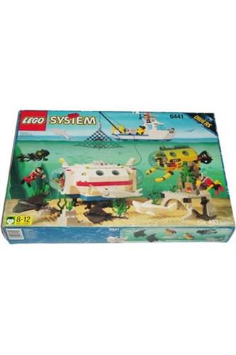 LEGO 6441 - Deep Reef Refuge - 1997 - Divers - Parts 416 - Minifigs 5 ...