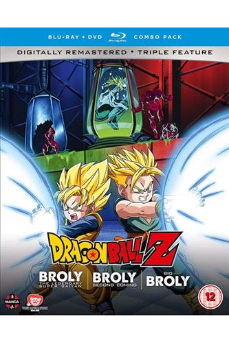 Dragon Ball Movie Trilogy (Battle Of Gods, Resurrection F , Broly) [Blu-ray]